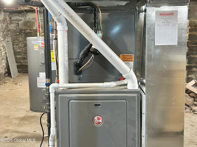 354 Mohawk Ave, Scotia, NY 12302 - utility room with water heater