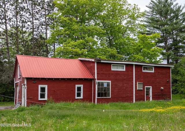 1356 W High St, Ballston Spa, NY 12020 - view of side of home with metal roof