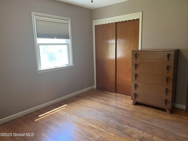 32 Old Sparrowbush Rd, Colonie, NY 12110 - bedroom featuring wood finished floors, a closet, and baseboards