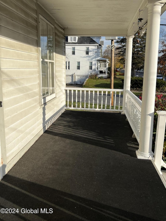 1643 Rugby Rd, Schenectady, NY 12309 - view of patio / terrace with a porch