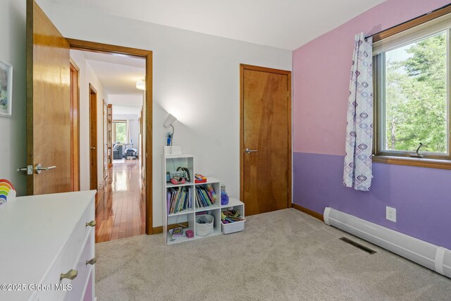 6175 Hawes Rd, Guilderland, NY 12009 - game room featuring carpet and baseboards