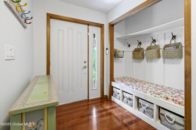 6175 Hawes Rd, Guilderland, NY 12009 - mudroom featuring wood finished floors