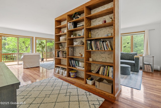 6175 Hawes Rd, Guilderland, NY 12009 - living area with wood finished floors and healthy amount of natural light