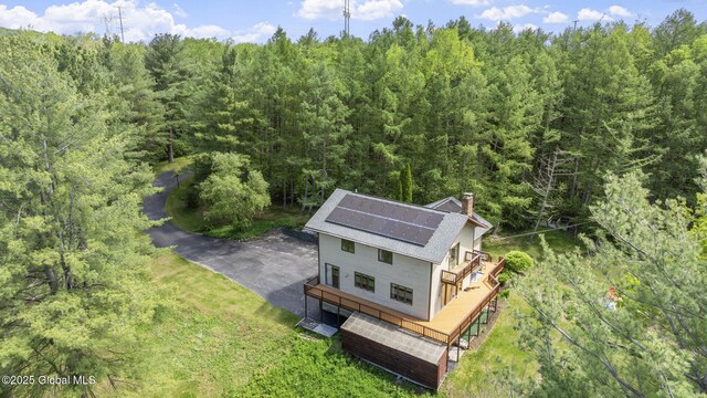 6175 Hawes Rd, Guilderland, NY 12009 - aerial view of property and surrounding area with a forest
