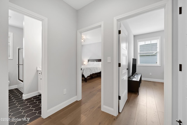 39 Berkeley Way, Wilton, NY 12866 - hall with wood-type flooring and baseboards