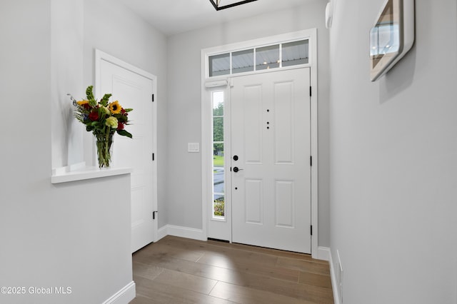 39 Berkeley Way, Wilton, NY 12866 - entrance foyer with baseboards and wood finished floors