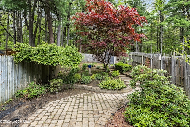 110 Deer Run Dr, Milton, NY 12020 - fenced backyard featuring a patio