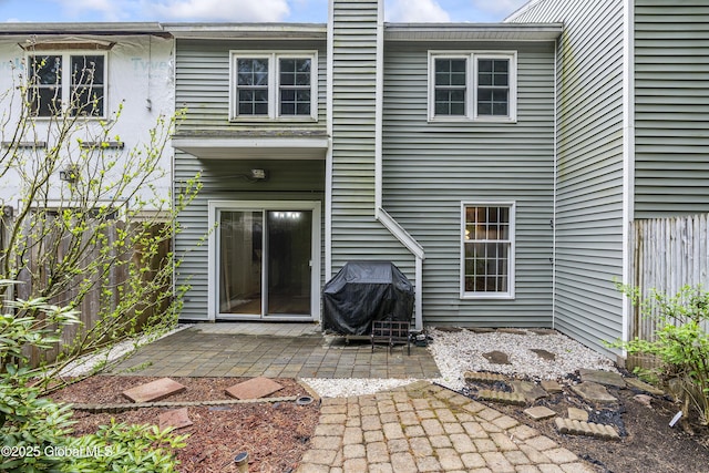 110 Deer Run Dr, Milton, NY 12020 - rear view of property featuring a patio and a chimney