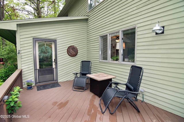 124 Edie Rd, Wilton, NY 12866 - view of wooden deck