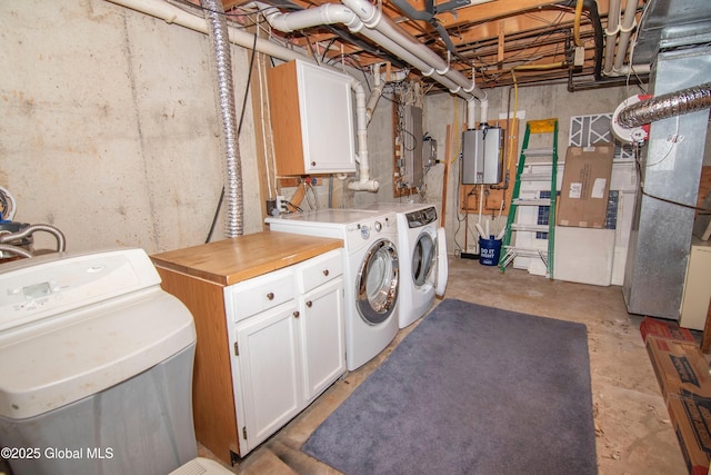 124 Edie Rd, Wilton, NY 12866 - laundry area featuring washer and dryer and cabinet space