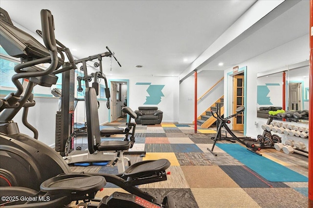 14 Calvin Cole Rd, Stephentown, NY 12169 - workout area with recessed lighting