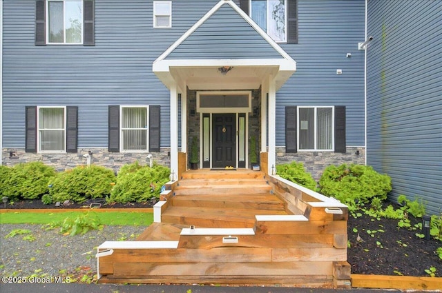 14 Calvin Cole Rd, Stephentown, NY 12169 - entrance to property featuring stone siding