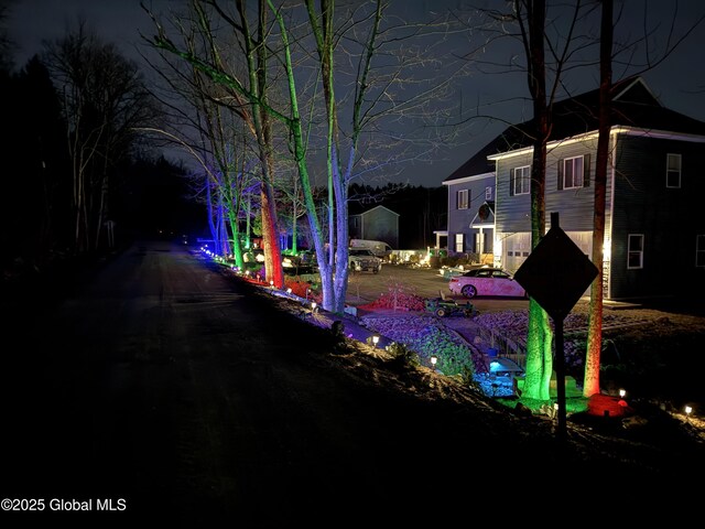 14 Calvin Cole Rd, Stephentown, NY 12169 - view of yard at twilight