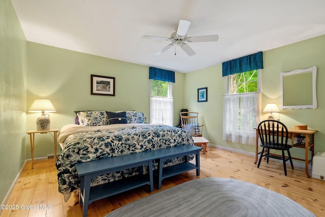 9 Longwood Dr, Saratoga Springs, Inside, NY 12866 - bedroom featuring wood-type flooring and ceiling fan