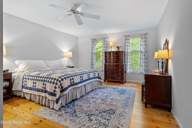 9 Longwood Dr, Saratoga Springs, Inside, NY 12866 - bedroom featuring light wood-style flooring and ceiling fan