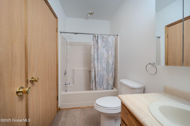 1976 Curry Rd Unit E-136, Schenectady, NY 12303 - full bathroom with wood finished floors, shower / bath combo, toilet, and vanity