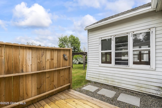 2044 Caldicott Rd, Rotterdam, NY 12303 - view of wooden deck