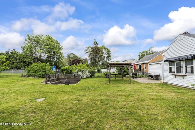 2044 Caldicott Rd, Rotterdam, NY 12303 - view of yard with a pergola and a patio area