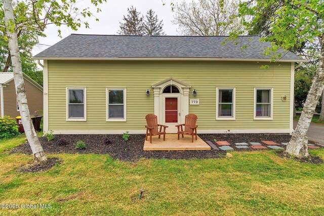 773 Charlton Rd, Charlton, NY 12019 - view of front of house with a front yard and a shingled roof