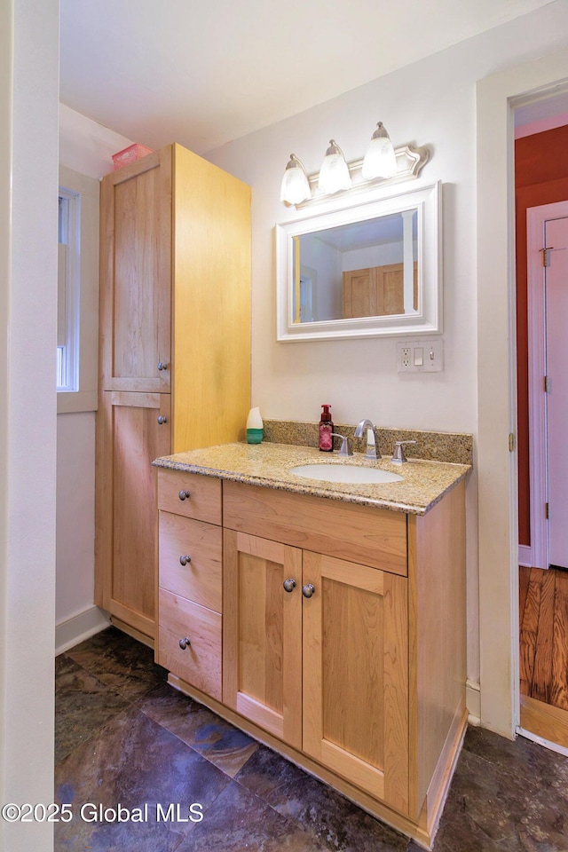 773 Charlton Rd, Charlton, NY 12019 - bathroom featuring vanity and baseboards