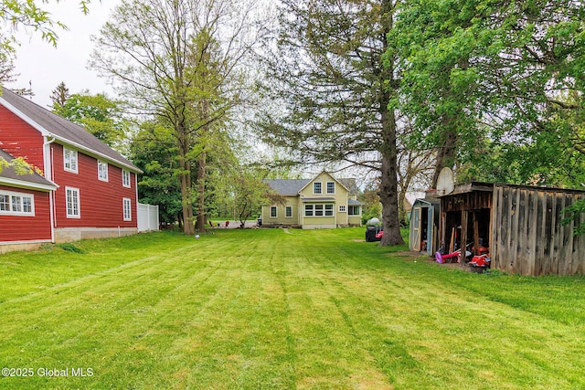 773 Charlton Rd, Charlton, NY 12019 - view of grassy yard with an outdoor structure
