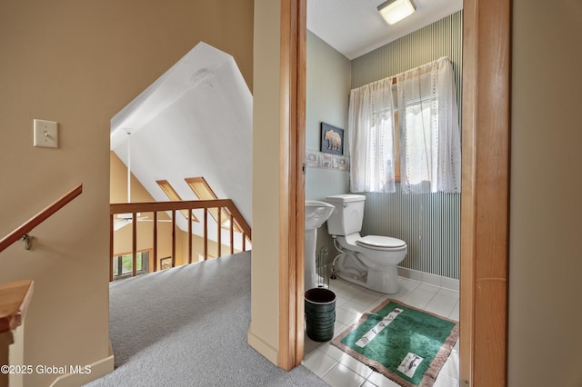 38 N Island Rd, Bolton, NY 12814 - bathroom featuring toilet and tile patterned floors