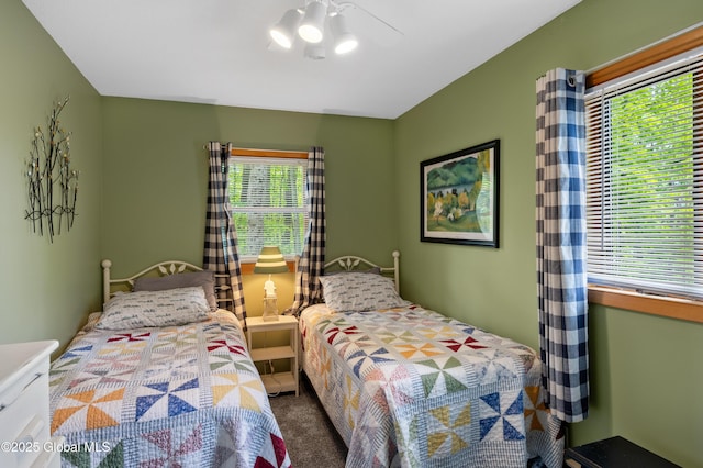 38 N Island Rd, Bolton, NY 12814 - bedroom with carpet flooring and ceiling fan