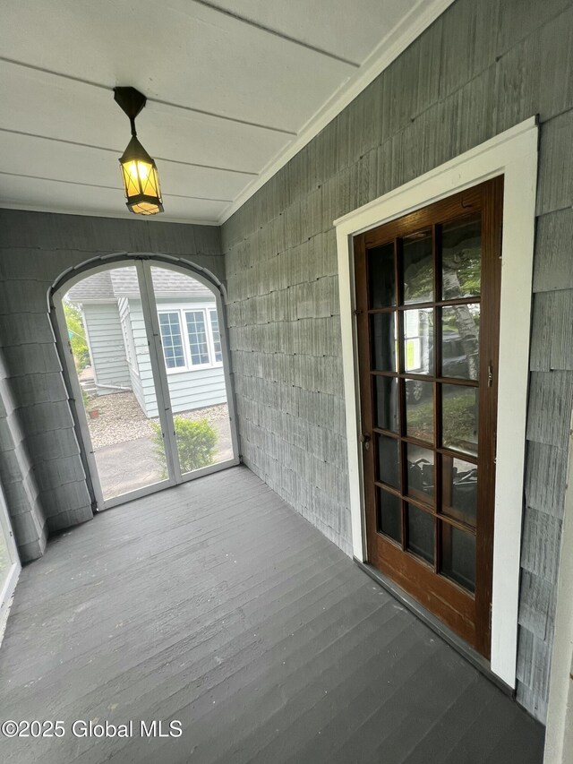 194 S Main Ave, Albany, NY 12208 - unfurnished sunroom with arched walkways