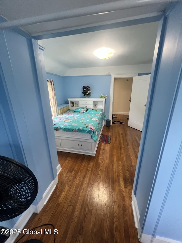 194 S Main Ave, Albany, NY 12208 - bedroom with dark wood-style floors and baseboards