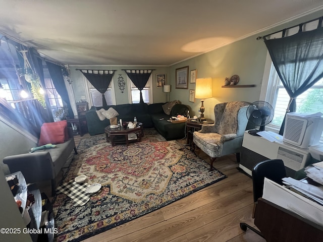 14 Lower Turnpike Rd, Granville, NY 12832 - living room with wood finished floors and crown molding