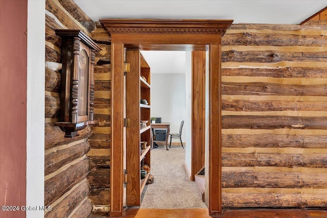 399 Loch Muller Rd, Schroon, NY 12870 - stairs with carpet