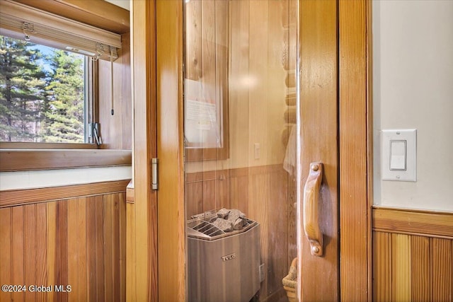 399 Loch Muller Rd, Schroon, NY 12870 - detailed view of wainscoting and wood walls