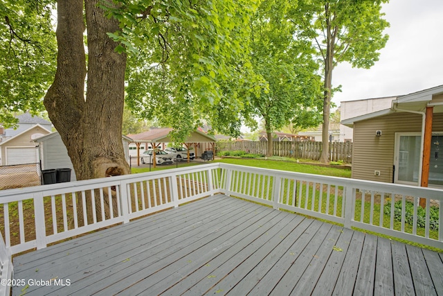 35 Wallace St, Scotia, NY 12302 - view of wooden deck