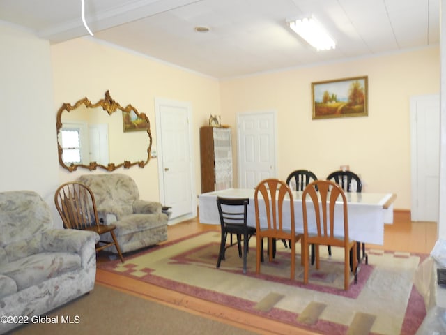 114 Washington St, Sharon Springs, NY 13459 - dining space featuring ornamental molding