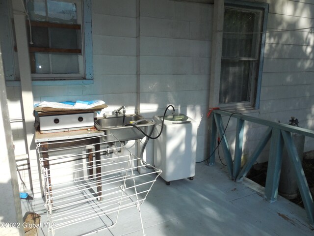 114 Washington St, Sharon Springs, NY 13459 - view of patio