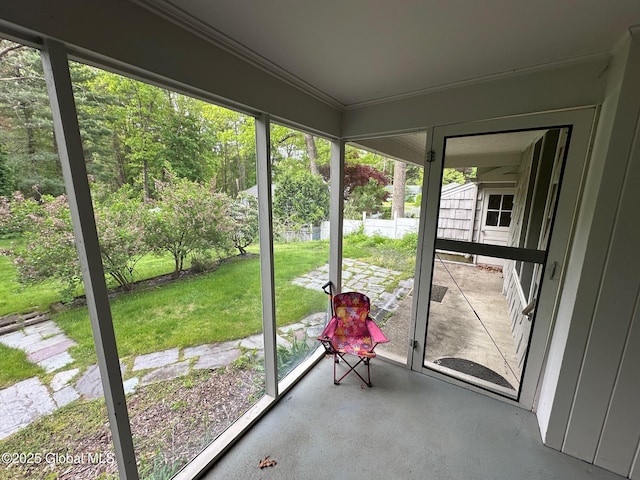 5 Wincrest Dr, Queensbury, NY 12804 - unfurnished sunroom featuring plenty of natural light