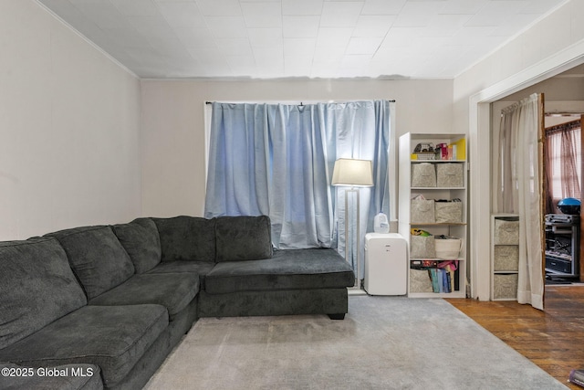 797 Eastern Ave, Schenectady, NY 12308 - living area with wood finished floors and ornamental molding