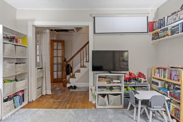 797 Eastern Ave, Schenectady, NY 12308 - recreation room with wood finished floors