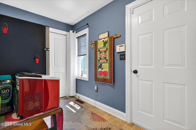 19 Hidden Farm Ln, Halfmoon, NY 12118 - recreation room featuring baseboards and tile patterned flooring