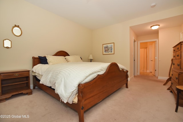 509 Lois Ln, Niskayuna, NY 12304 - bedroom with light colored carpet and baseboards