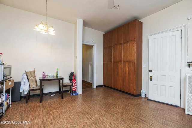 1466 3rd St, Rensselaer, NY 12144 - dining room with a chandelier and wood finished floors