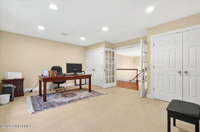 779 Waldens Pond, Guilderland, NY 12203 - carpeted office with recessed lighting and baseboards