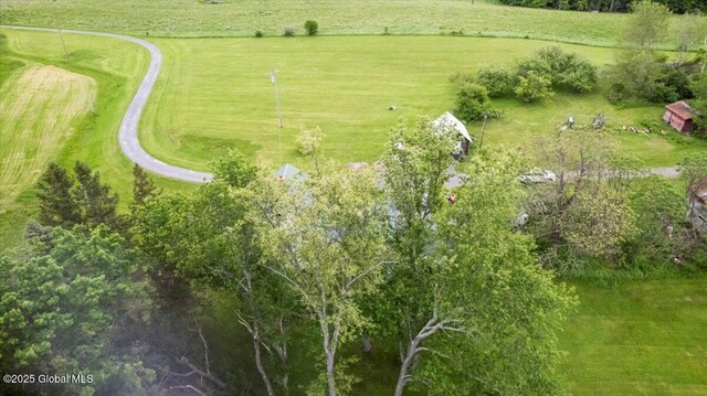 4248 Western Tpke, Guilderland, NY 12009 - aerial overview of property's location with rural landscape and agricultural land