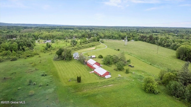 4248 Western Tpke, Guilderland, NY 12009 - overview of rural landscape featuring a heavily wooded area