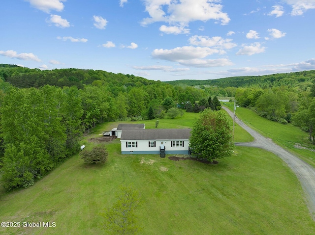 19 Lentine Way, Hebron, NY 12865 - aerial view of property and surrounding area featuring a forest