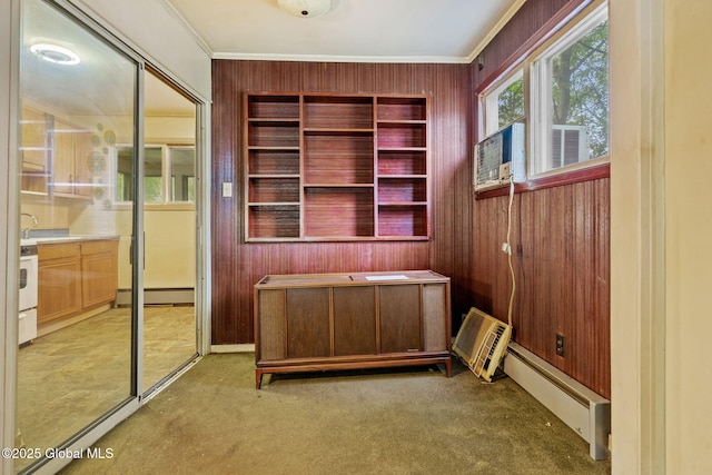 393 Whitehall Rd, Albany, NY 12208 - interior space featuring a baseboard heating unit
