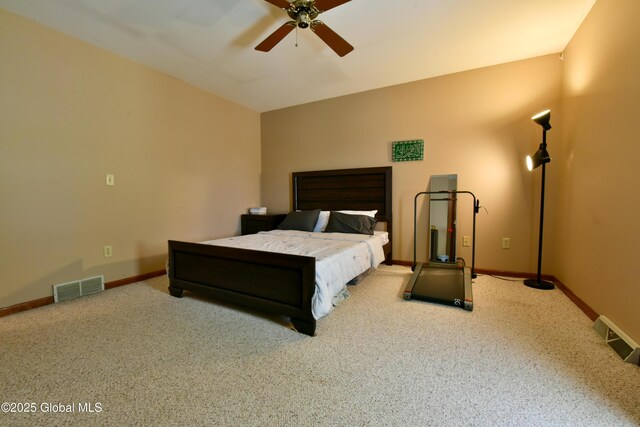 110 Old Coach Rd, Clifton Park, NY 12065 - carpeted bedroom with baseboards and a ceiling fan