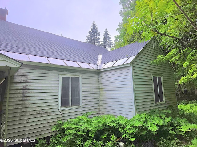 5203 State Route 167, Little Falls, NY 13365 - view of home's exterior featuring metal roof and a standing seam roof