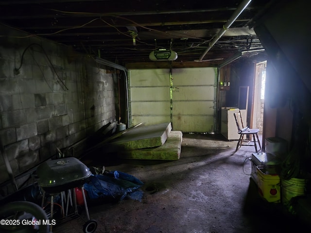5203 State Route 167, Little Falls, NY 13365 - garage with concrete block wall