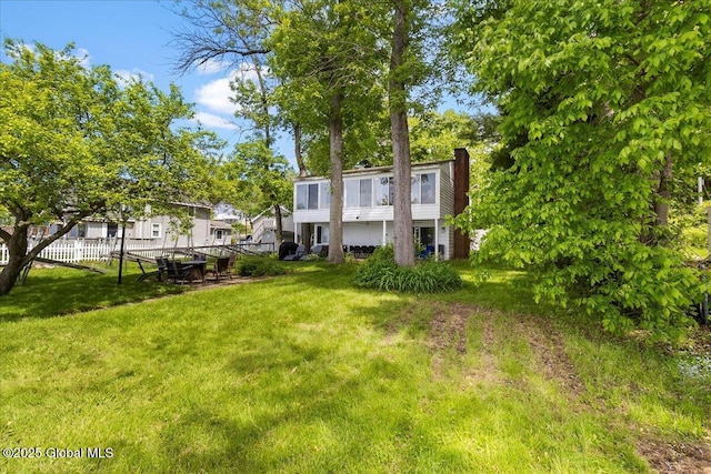527 Nys Route 9p, Stillwater, NY 12866 - rear view of property featuring a chimney